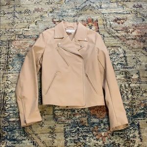 Blush Leather Jacket